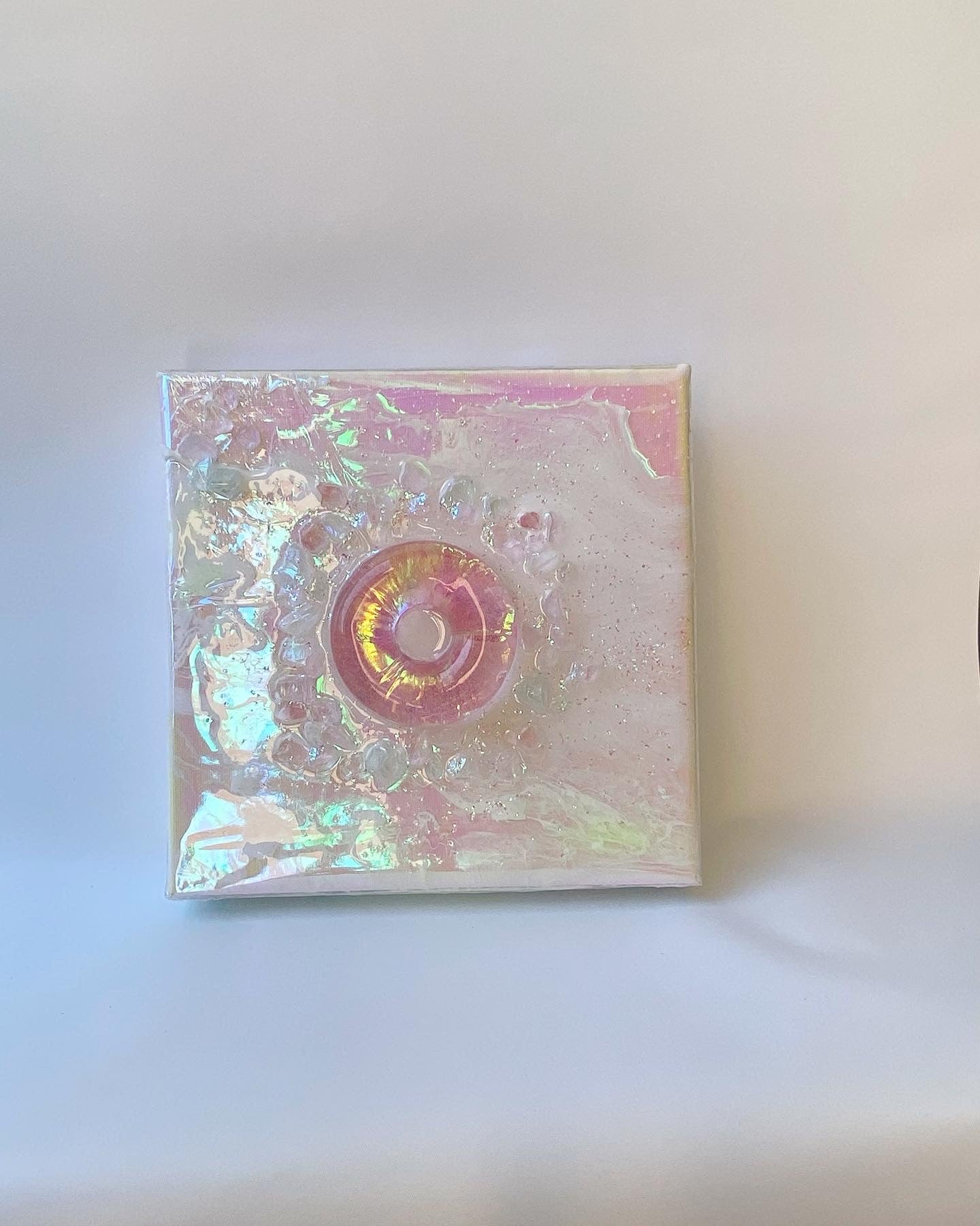 Pastel Dazzling doughnut mini artwork