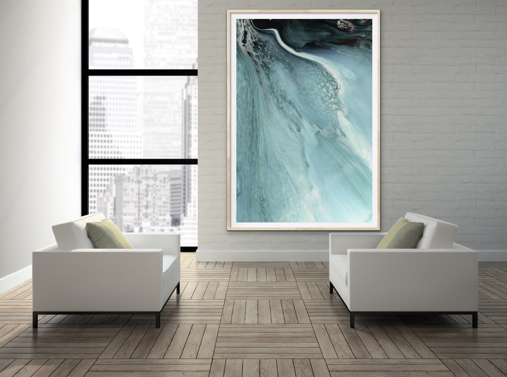 Rise Above Inlet 2. Ocean Artwork. Limited Edition Print