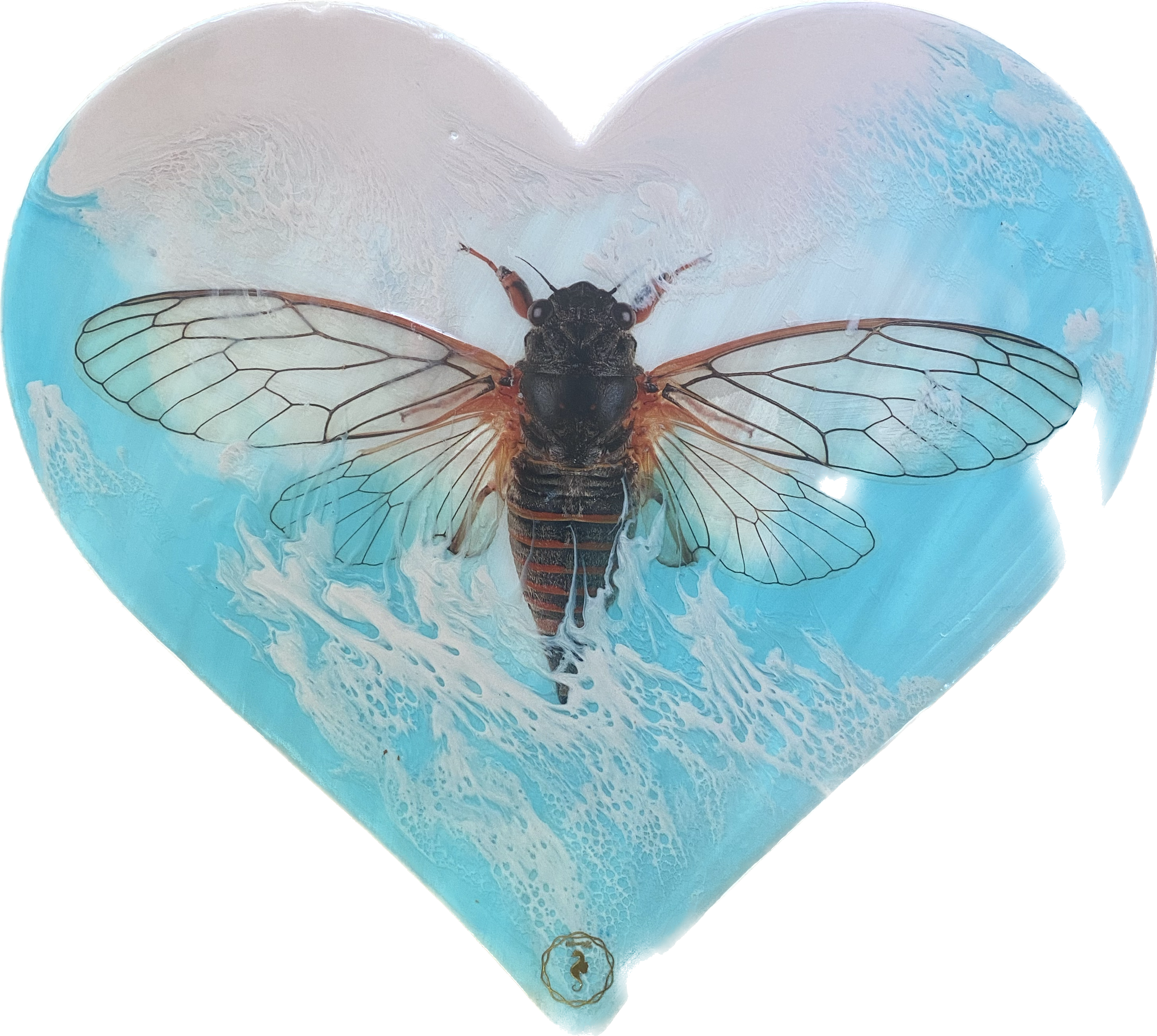 Romantic Cicada - Rebirth - New Love - gift to find new Love