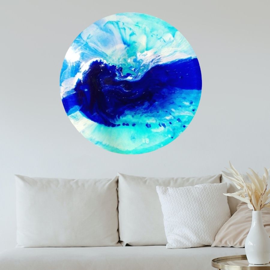 Custom Artwork. Silence. Abstract ocean. Original Antuanelle 1 Ocean. COMMISSION - Artwork