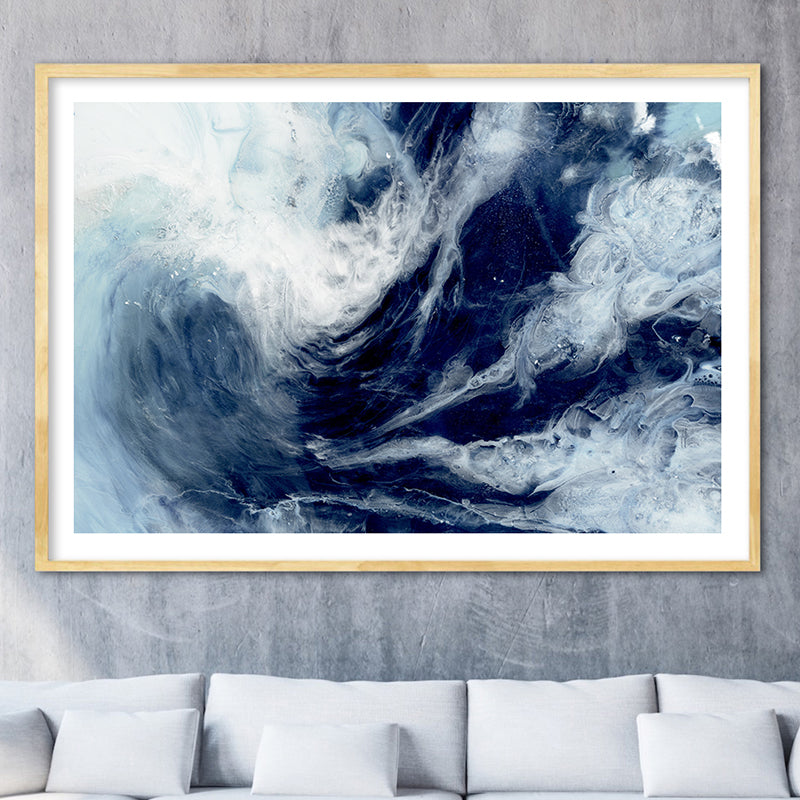 Abstract Sea. Black and White. Boro 5 Tornado. Art Print. Antuanelle 1 Boracay Dreams Limited Edition Print