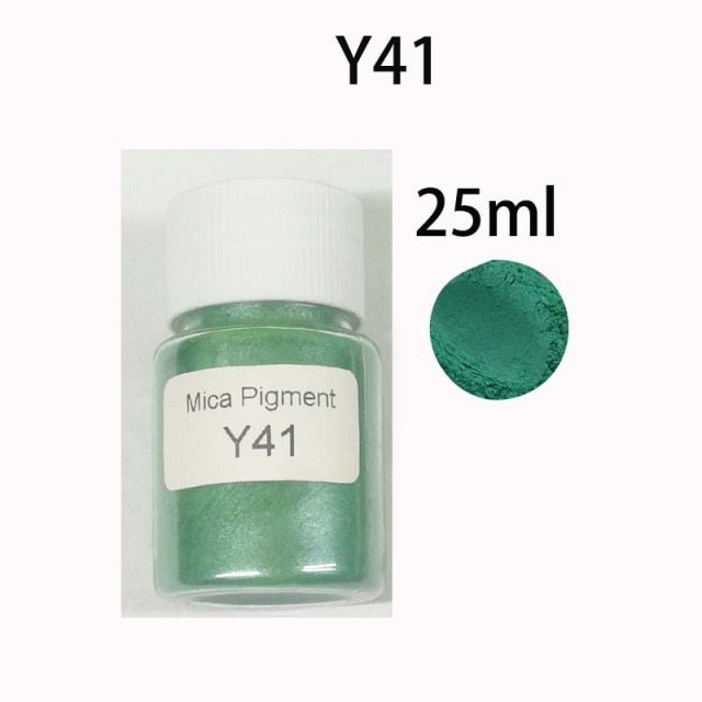 Green Resin Powder Pigments - Collection "Green Ocean"