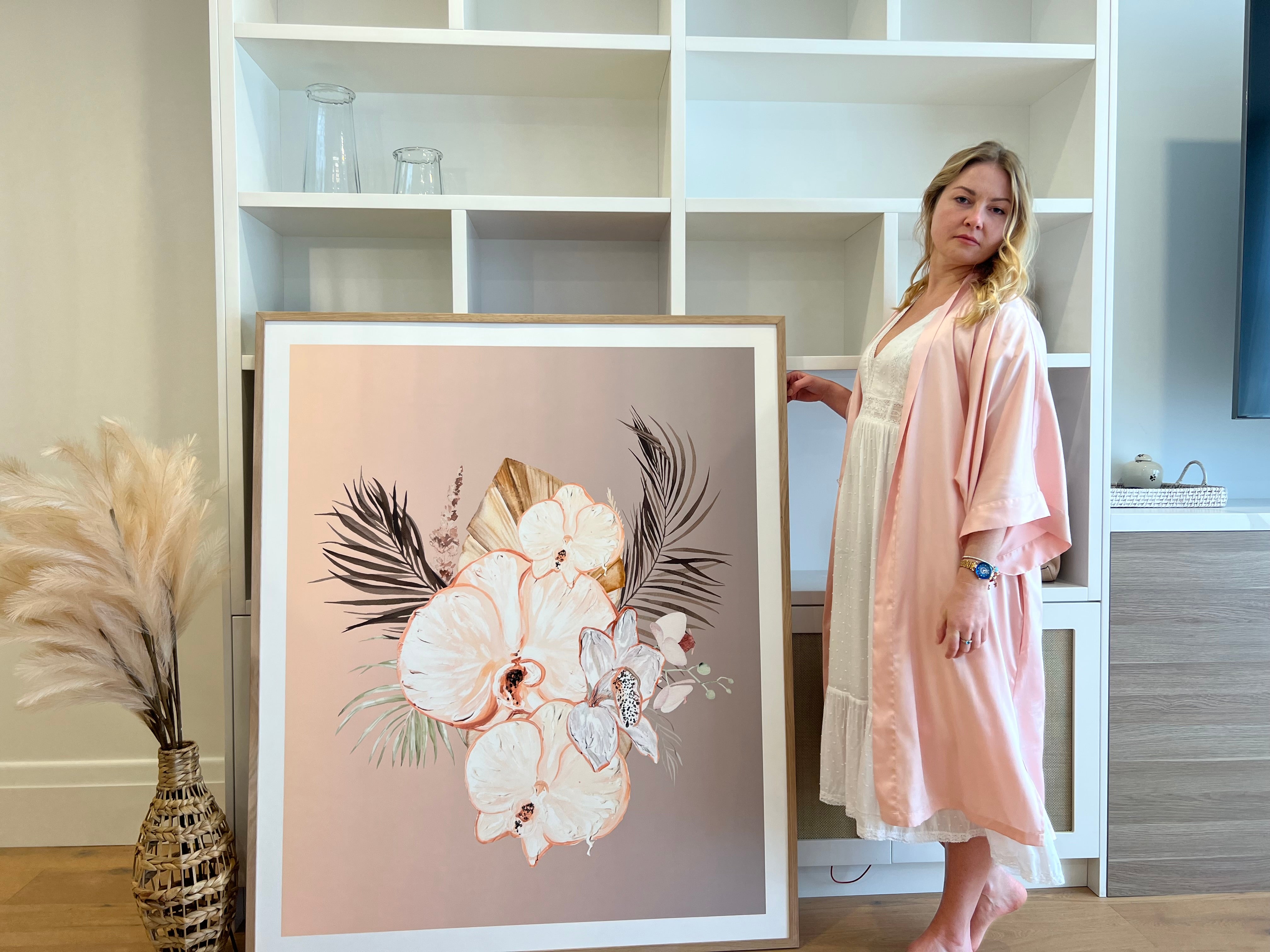 Elevate Your Bedroom Décor with Custom Canvas Framed Prints: Coastal, Floral, and Boho Inspirations