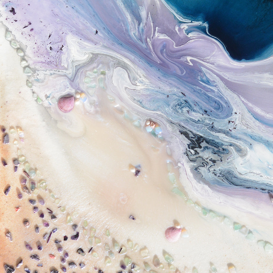 Abstract Sky. Navy & purple. Velvet Sky Twilight. Art Print.Antuanelle 6 sky Artwork. Limited Edition Print