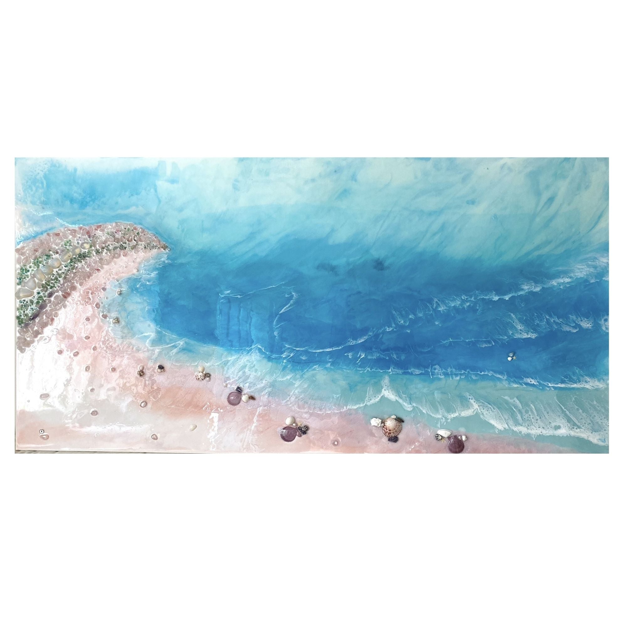 BOUNTY DREAM Bounty Dream Whitsundays - Whitehaven Beach - Heart Reef - Great Barrier Reef  Ocean  blue with roze quartz crystals