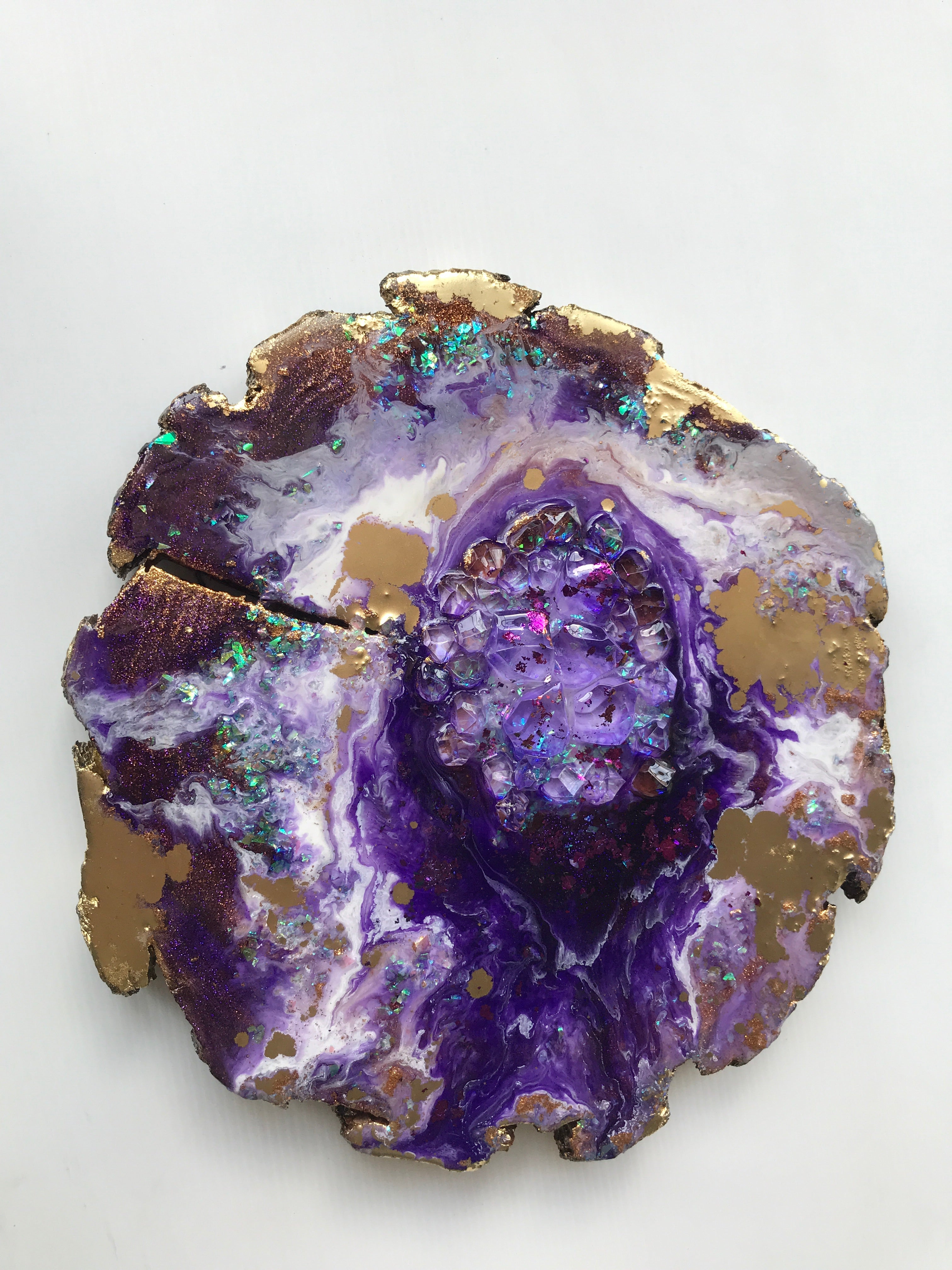 Purple Geode. Crystal Artwork.Purple Artwork. - Antuanelle - 5