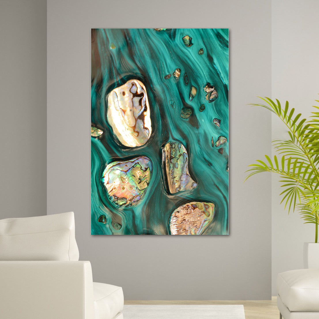 Abstract Art. Rise Above Tide 3 Coastal Shells. Art Print. Antaunelle 6 Shells Artwork. Limited Edition Print