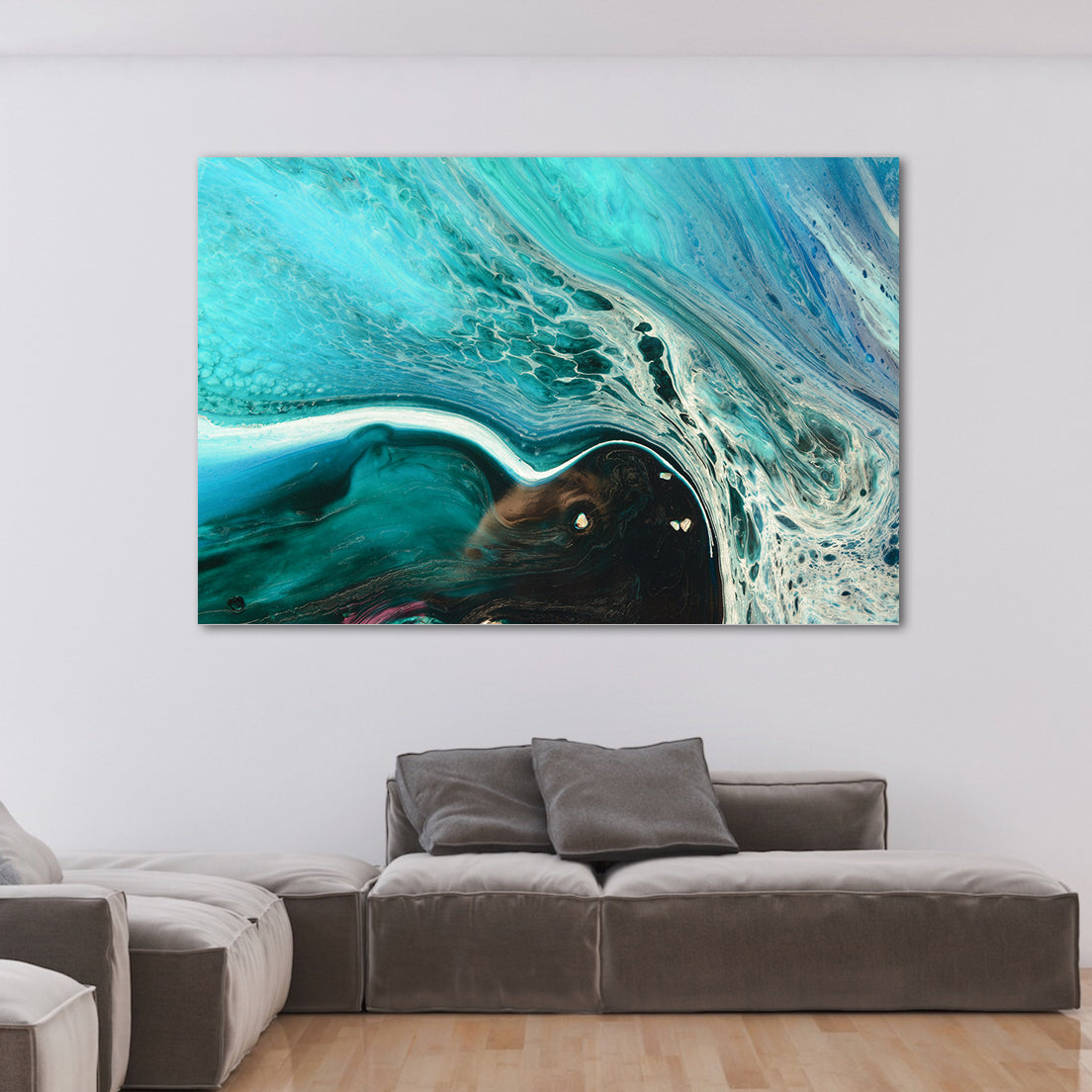 Abstract Seascape. Rise Above Inlet 2 Tropical. Art Print. Antuanelle Tropical Artwork. Limited Edition Print