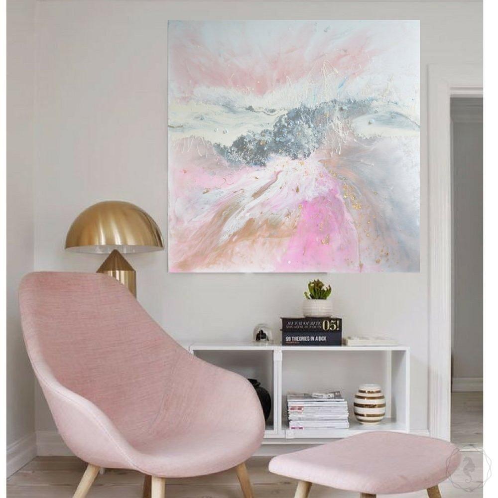 Pink Blush. Abstract Artwork. Angelic Dreams. Antuanelle 1 Original COMMISSION - Custom Artwork