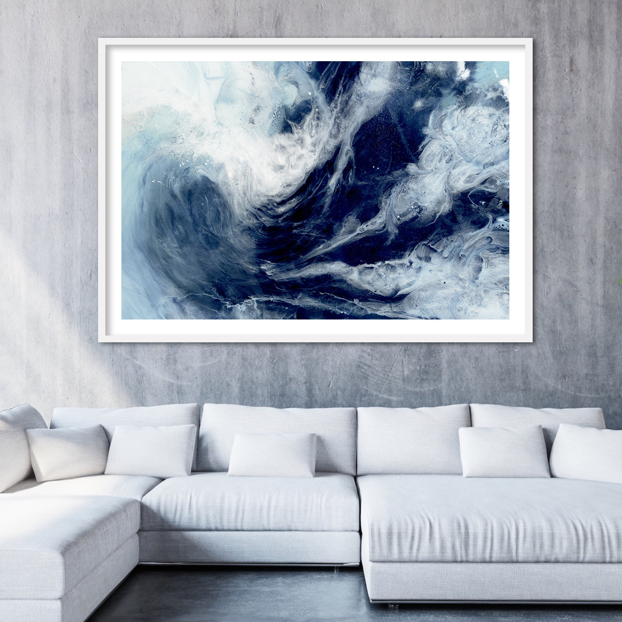 Abstract Sea. Black and White. Boro 5 Tornado. Art Print. Antuanelle 6 Boracay Dreams Limited Edition Print